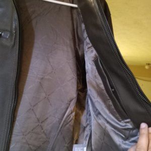 Michael kors leather coat